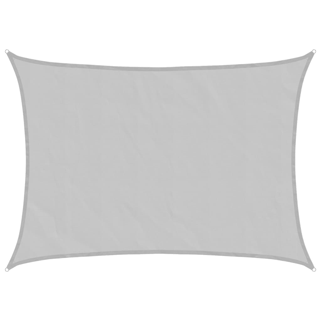 Zonnezeil 7X5 M 100% Polyester Oxford Lichtgrijs 5 x 7 m