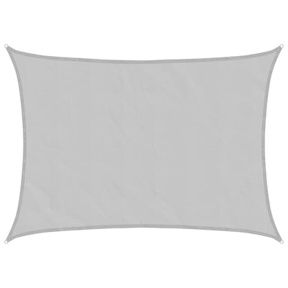 Zonnezeil 7X5 M 100% Polyester Oxford Lichtgrijs 5 x 7 m