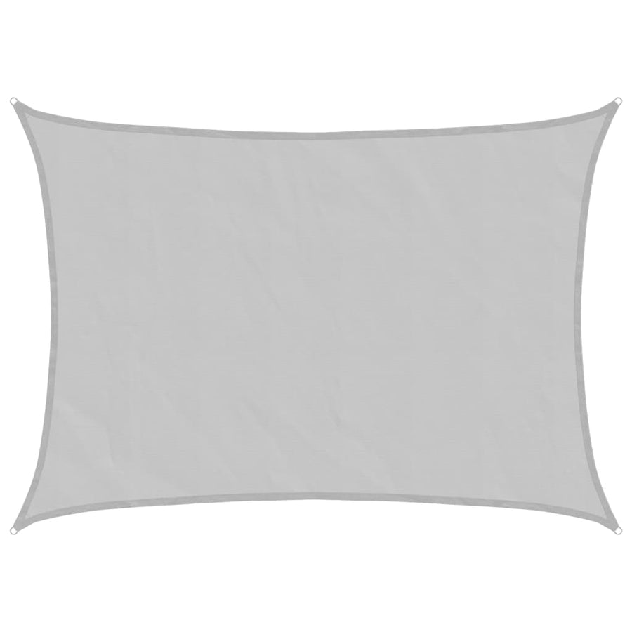 Zonnezeil 7X5 M 100% Polyester Oxford Lichtgrijs 5 x 7 m