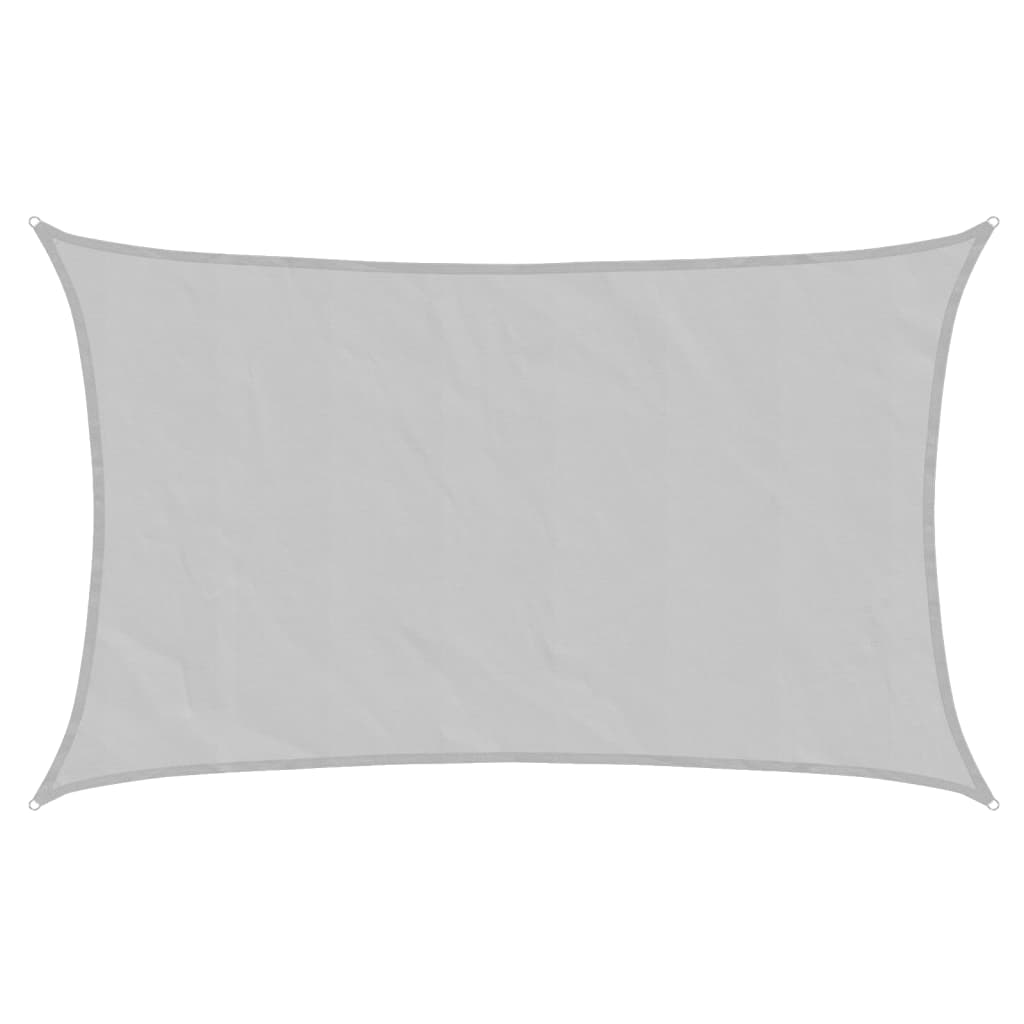 Zonnezeil 8X5 M 100% Polyester Oxford Lichtgrijs 5 x 8 m