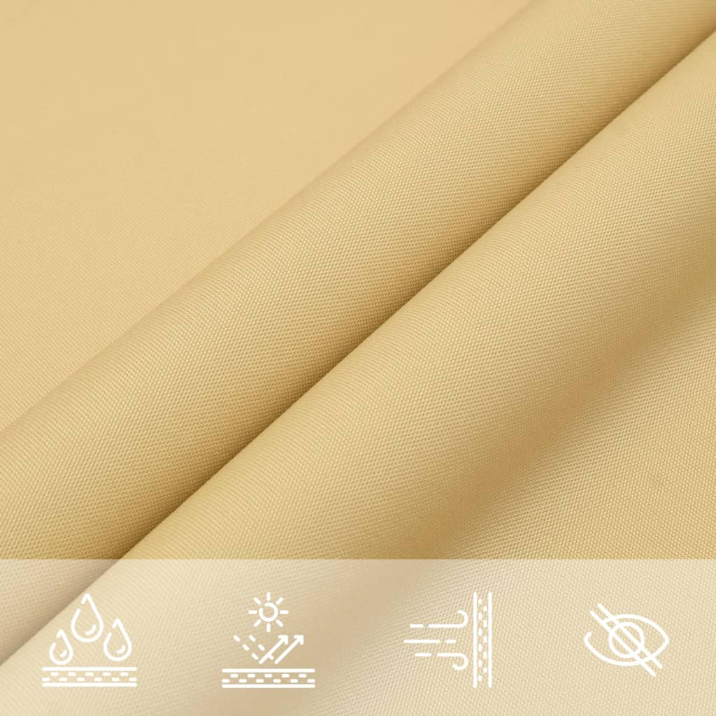 Zonnezeil 3,5X2 M 100% Polyester Oxford Kleurig Zand 2 x 3.5 m