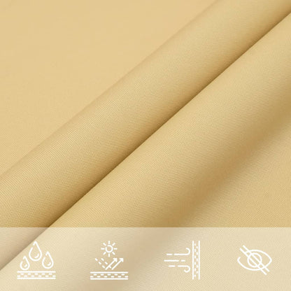 Zonnezeil 3,5X2 M 100% Polyester Oxford Kleurig Zand 2 x 3.5 m