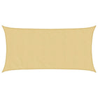Zonnezeil 4x2 m zandkleurig polyester