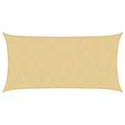 Sun Shade Sail 4x2 m 100% Polyester Oxford Sand Sand