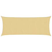 Zonnezeil 4,5x2 m zandkleurig polyester