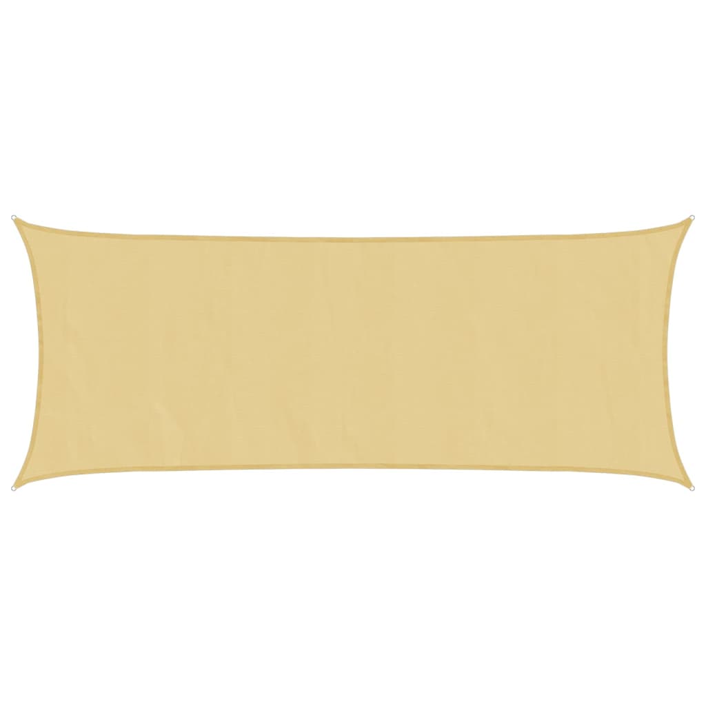 Zonnezeil 5X2 M 100% Polyester Oxford Kleurig Zand 2 x 5 m