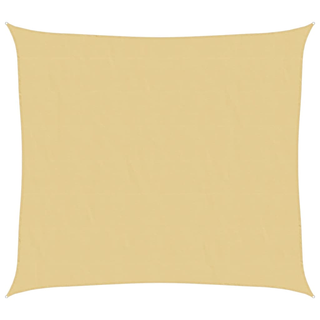 Zonnezeil 3X2,5 M 100% Polyester Oxford Zandkleurig Zand