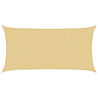 Zonnezeil 5X2,5 M 100% Polyester Oxford Kleurig Zand 2.5 x 5 m