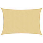 Zonnezeil 4x3 m zandkleurig polyester
