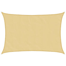 Zonnezeil 4x3 m 100% polyester oxford zandkleurig