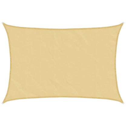 Zonnezeil 4x3 m 100% polyester oxford zandkleurig