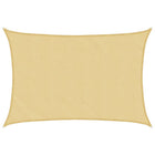 Zonnezeil 5x3 m polyester zandkleur