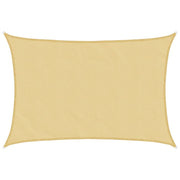 Zonnezeil 5x3 m polyester zandkleur