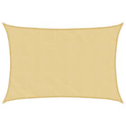 Zonnezeil 4,5x3,5 m zandkleurig polyester
