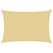 Zonnezeil 4,5x3,5 m zandkleurig polyester