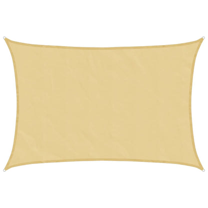 Zonnezeil 4,5X3,5 M 100% Polyester Oxford Kleurig Zand 3.5 x 4.5 m