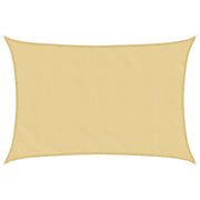 Sunshade Sail 5x3.5 m 100% Polyester Oxford Sand-colored Sand