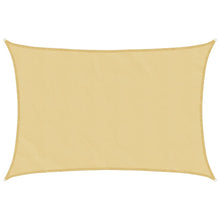 Zonnezeil 5x4 m 100% polyester oxford zandkleurig