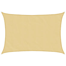 Zonnezeil 6X4 M 100% Polyester Oxford Kleurig Zand 4 x 6 m