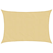 Zonnezeil 6x5 m zandkleur polyester
