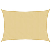 Zonnezeil 7x6 m zandkleurig polyester