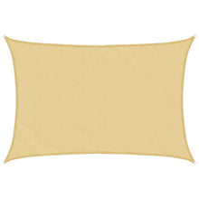 Zonnezeil 7x6 m 100% polyester oxford zandkleurig
