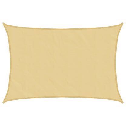 Zonnezeil 7x6 m 100% polyester oxford zandkleurig