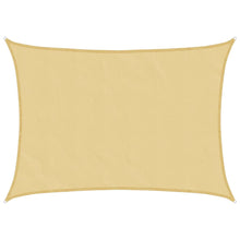 Zonnezeil 8X6 M 100% Polyester Oxford Kleurig Zand 6 x 8 m