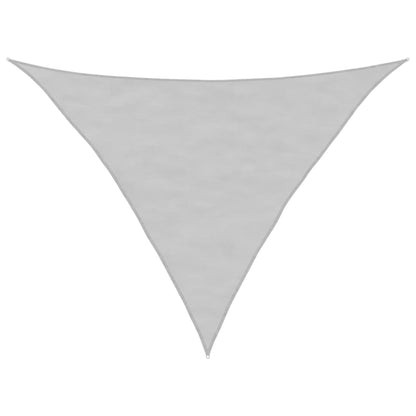 Zonnezeil 3x3x4,24 m 100% polyester oxford lichtgrijs