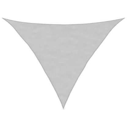 Zonnezeil 3,5x3,5x4,9 m 100% polyester oxford lichtgrijs