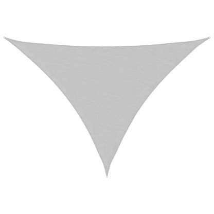 Zonnezeil 4x4x5,8 m 100% polyester oxford lichtgrijs