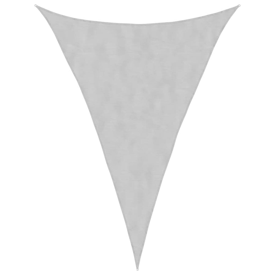 Zonnezeil 100% Polyester Oxford Lichtgrijs 5 x 7 x 7 m