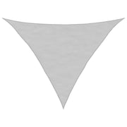 Sun shade sail 5x5x6 m 100% polyester oxford light grey