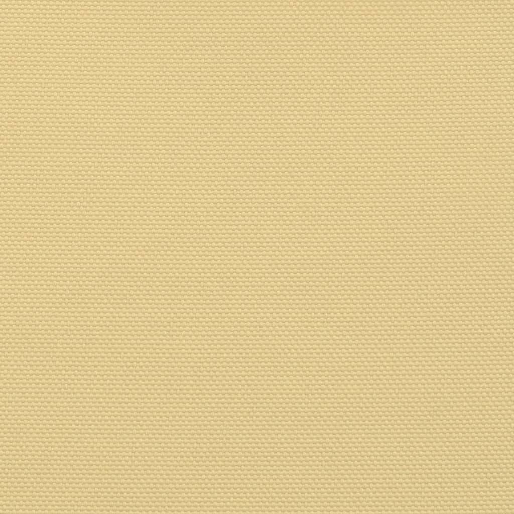 Zonnezeil 3,5x3,5x4,9 m 100% polyester oxford zandkleurig