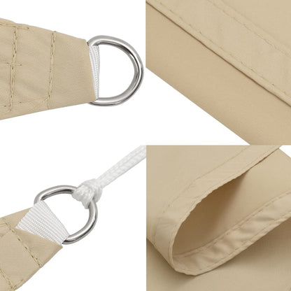 Zonnezeil 100% Polyester Oxford Beige 2 x 2 x 2 m