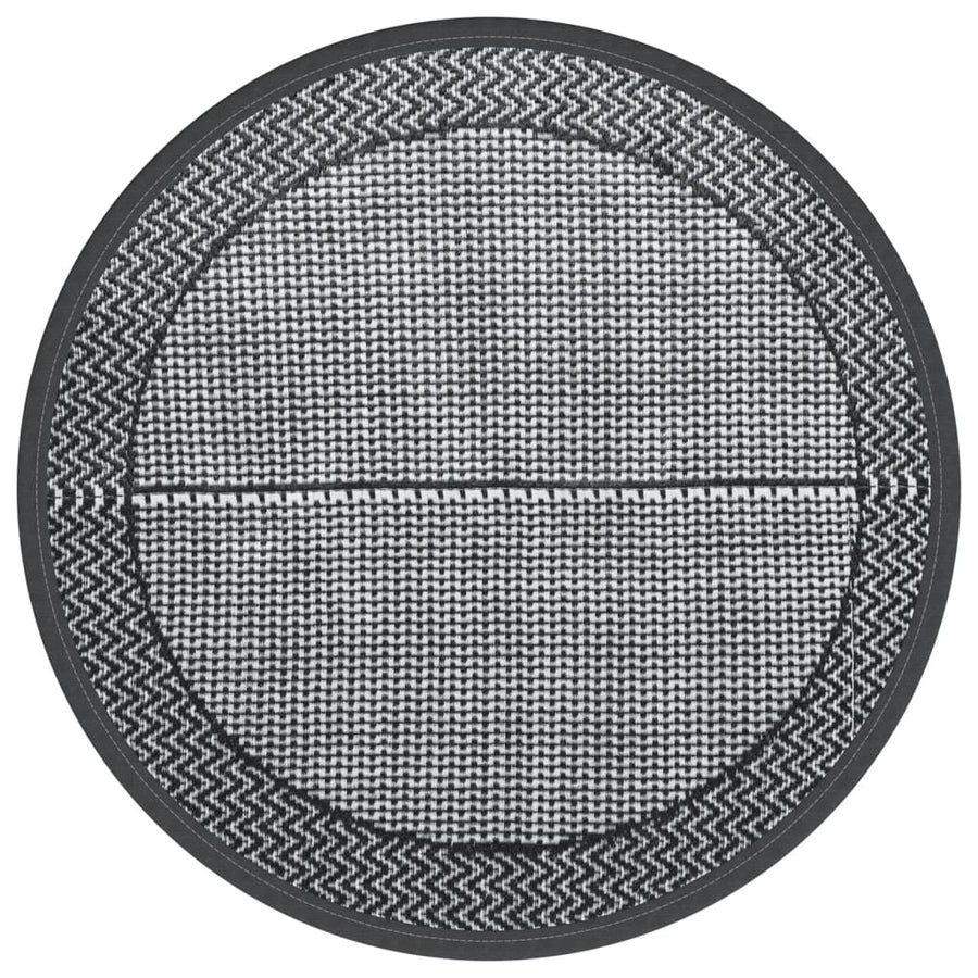 Buitenkleed Ø120 cm polypropeen grijs