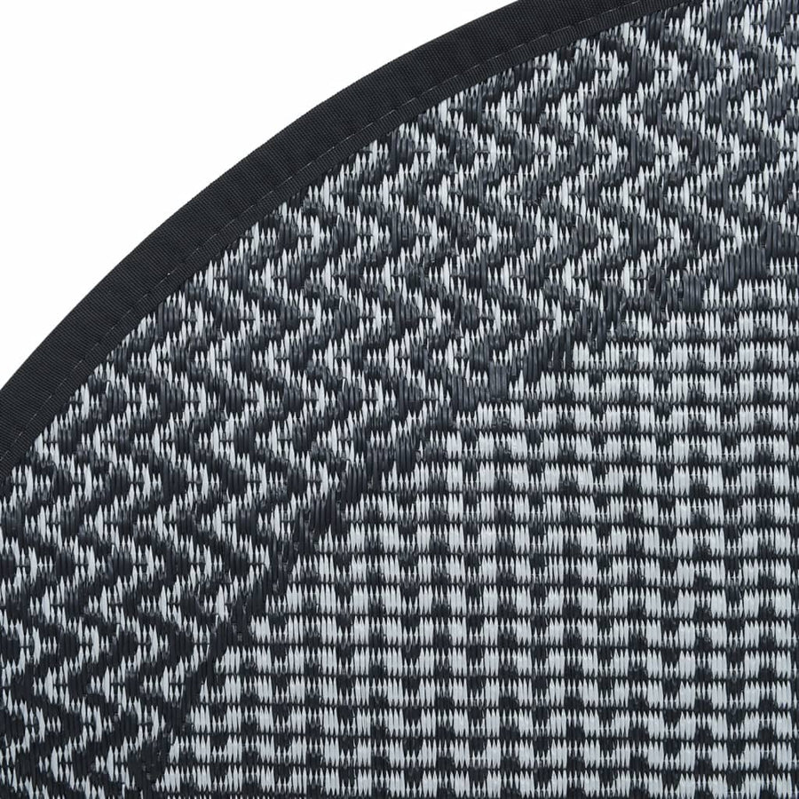 Buitenkleed Ø120 cm polypropeen grijs