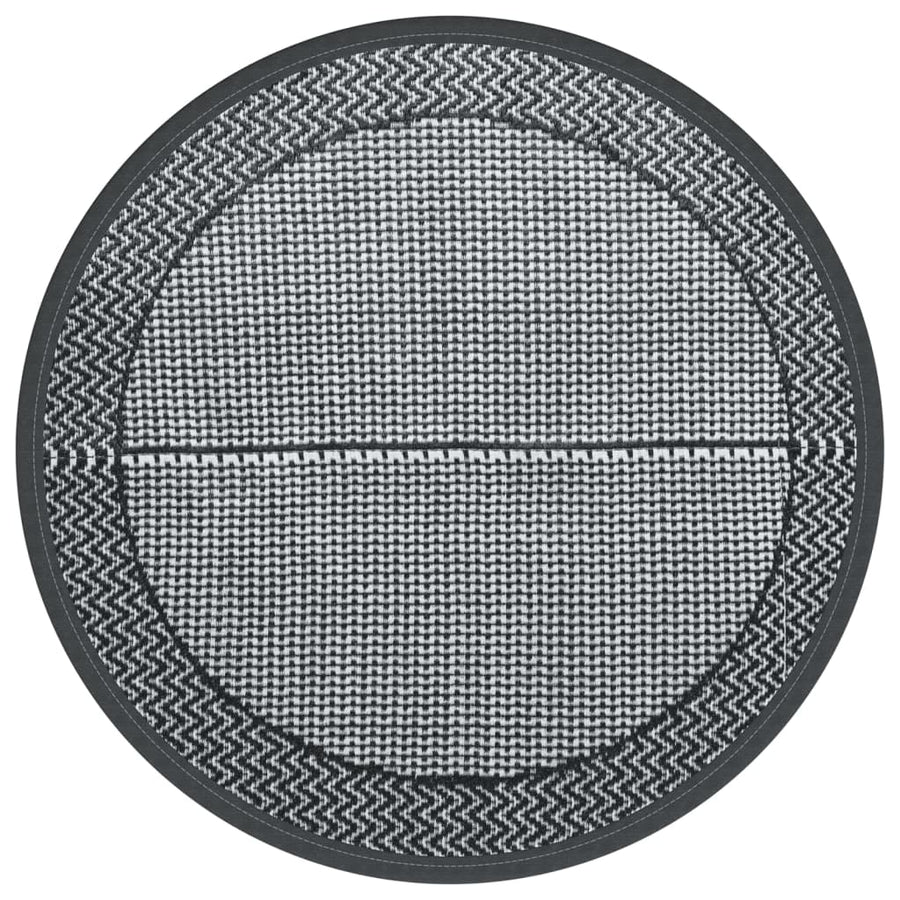 Buitenkleed Ø160 cm polypropeen grijs