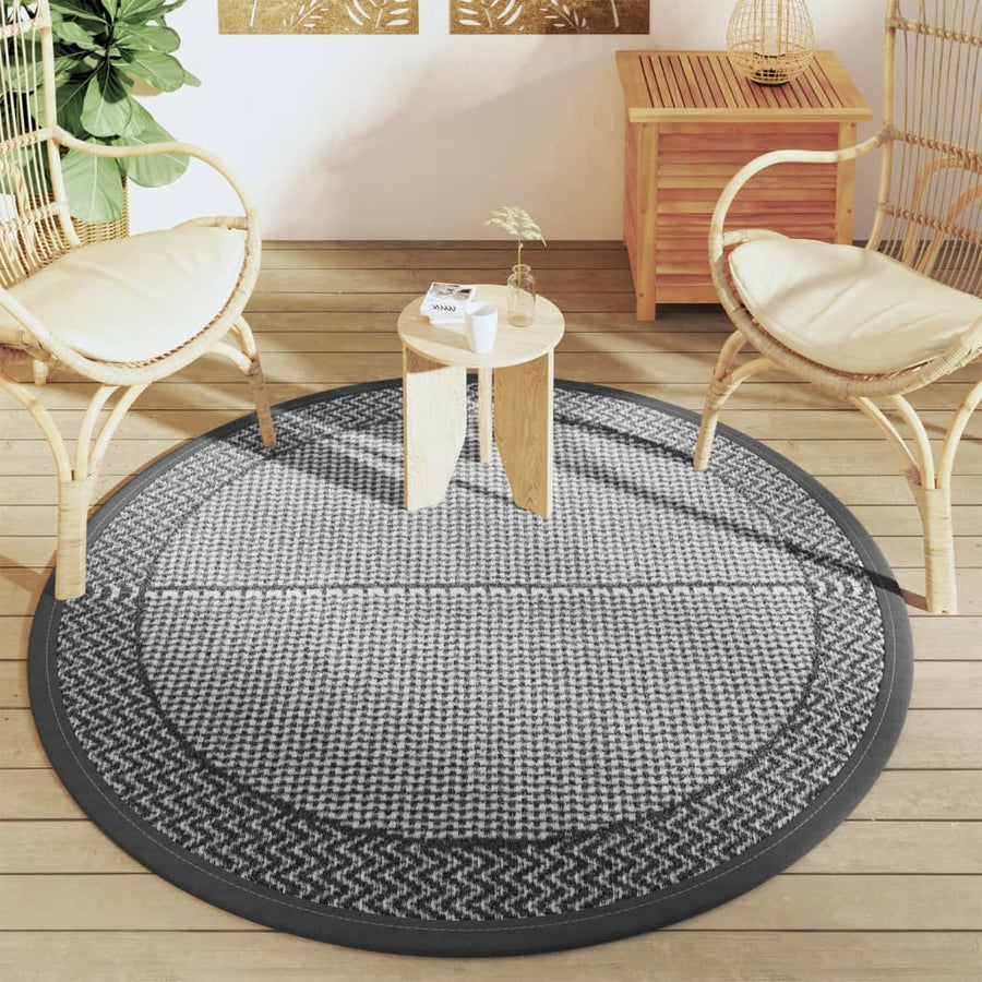 Buitenkleed Ø160 cm polypropeen grijs