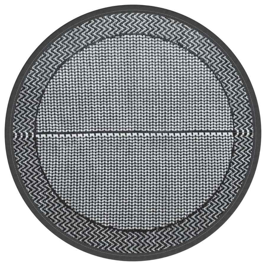Buitenkleed Ø 200 cm polypropeen grijs