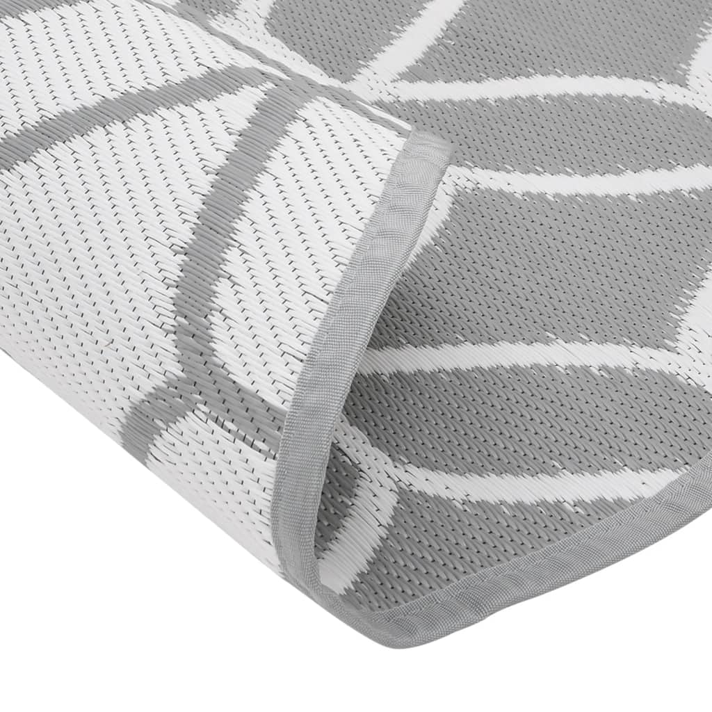 Buitenkleed Ø 160 cm polypropeen grijs