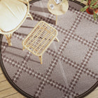 Buitenkleëd rond 200 cm polypropeen bruin