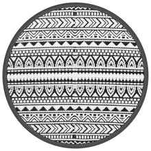 Buitenkleed Ø160 cm polypropeen zwart