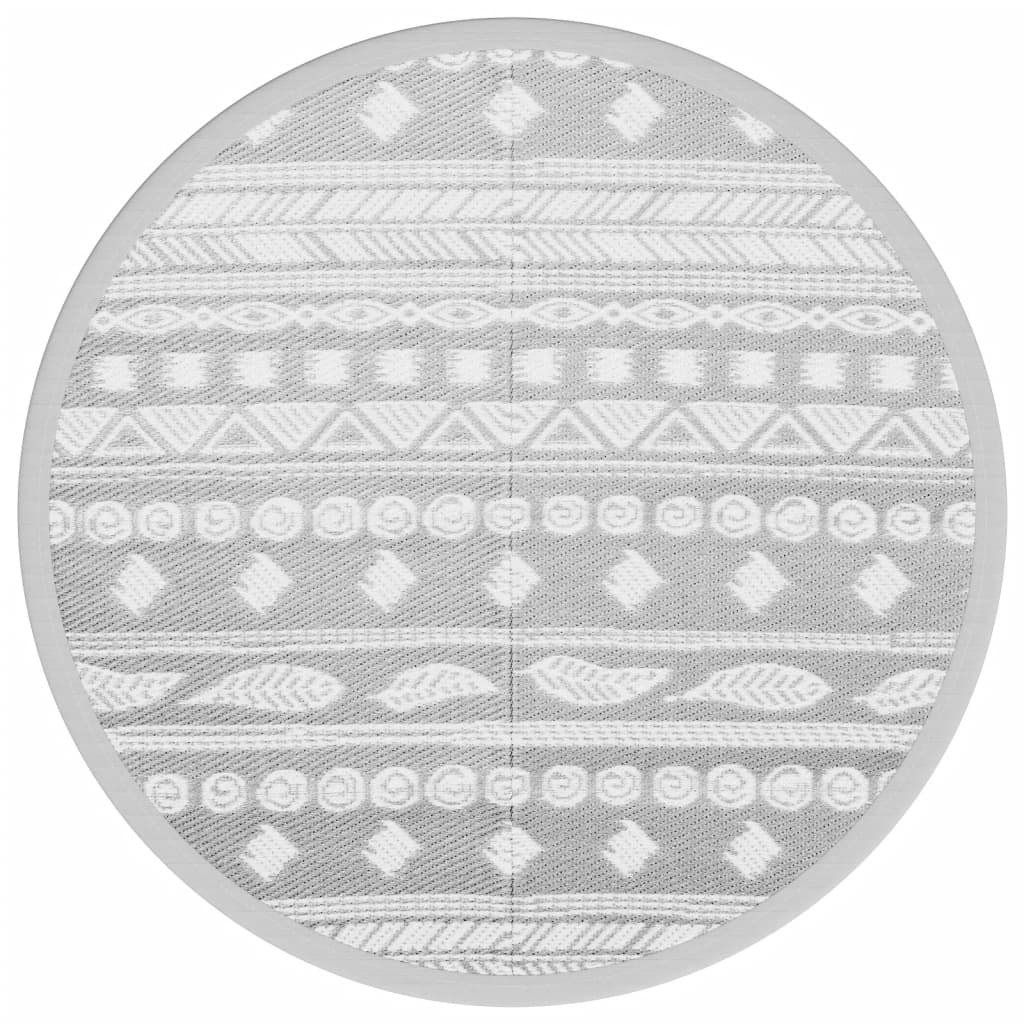 Buitenkleed Ø120 cm polypropeen grijs