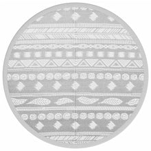 Buitenkleed Ø120 cm polypropeen grijs