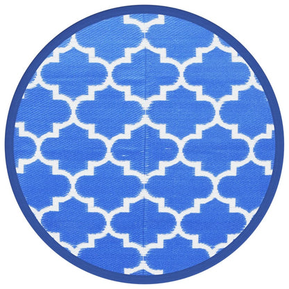 Buitenkleed Ø120 cm polypropeen blauw