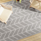 Outdoor rug ARAKIL 190x290 cm PP grey