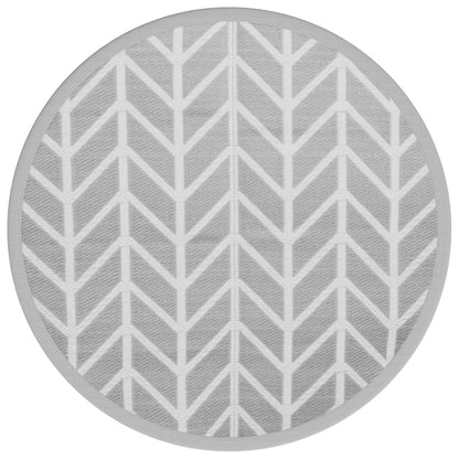 Buitenkleed Ø120 cm polypropeen grijs
