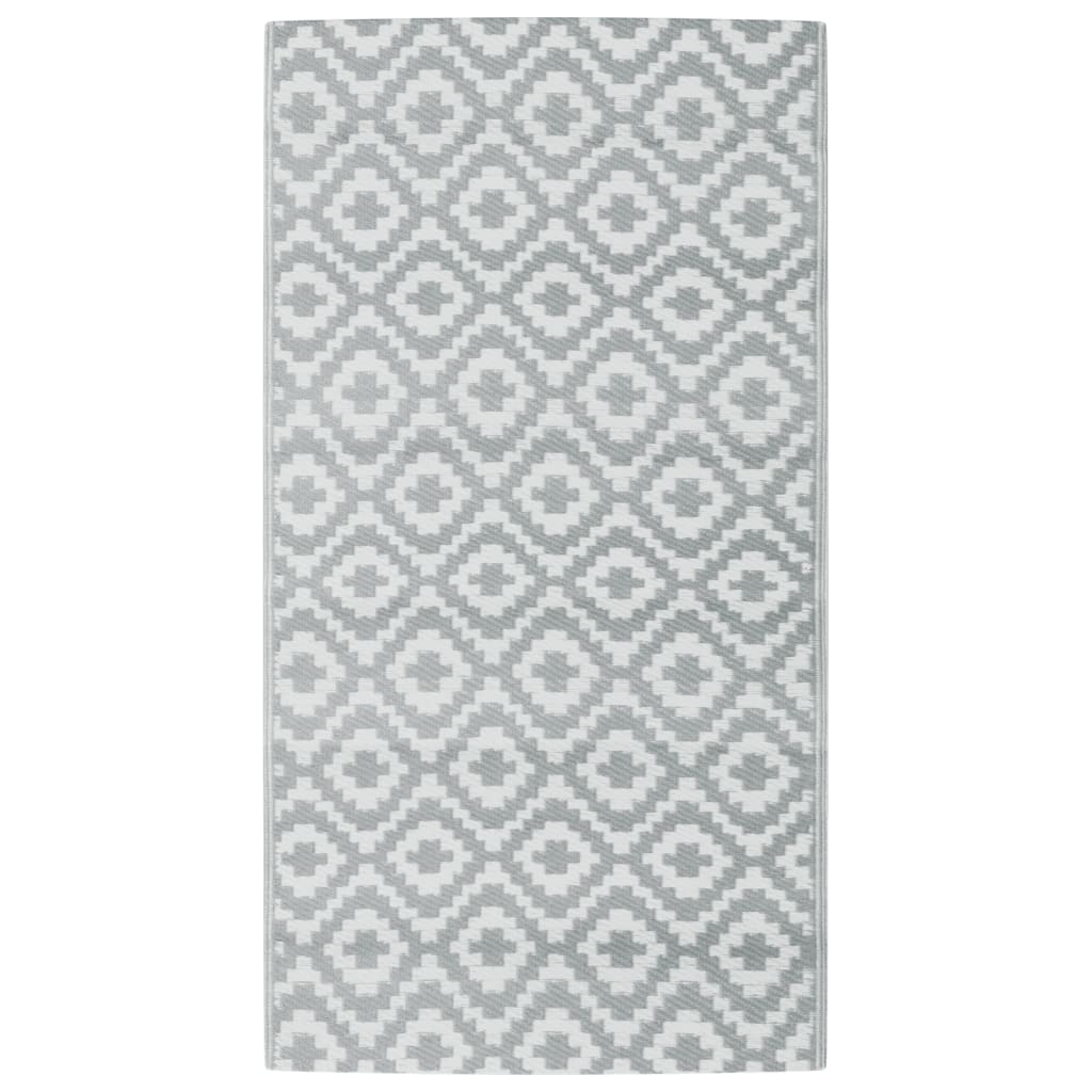Buitenkleed 80x150 cm PP grijs