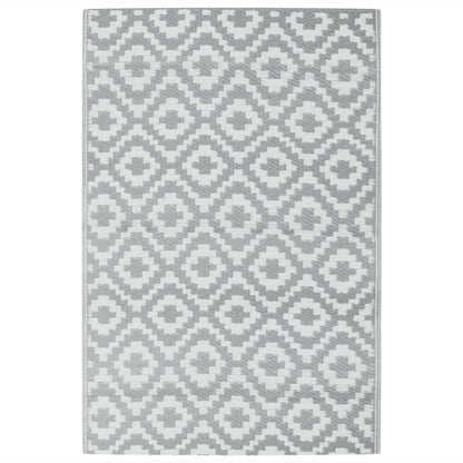Buitenkleed 120x180 cm PP grijs